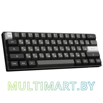 Клавиатура Akko 3061S Black & Sliver (Akko Cream Yellow V3 Pro) картинка 5
